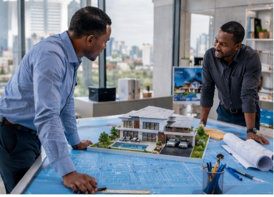 Moruc Homes architectural design and planning session